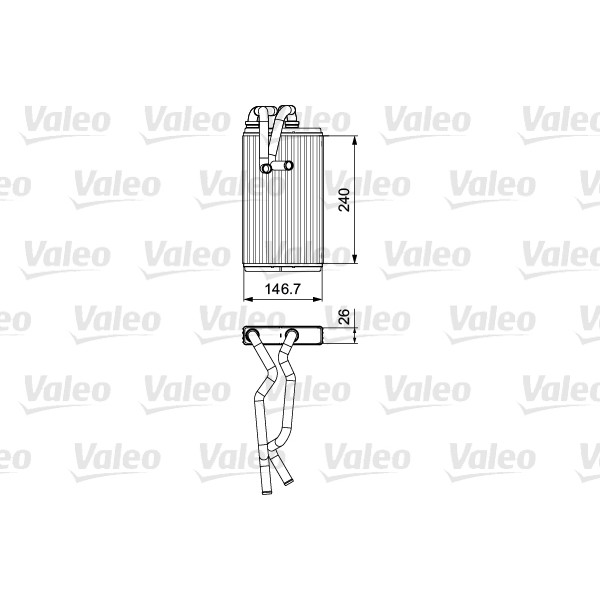 Слика на Ладник за парно VALEO 811525 за Mitsubishi ASX (GA W) 1.8 DI-D - 116 коњи дизел