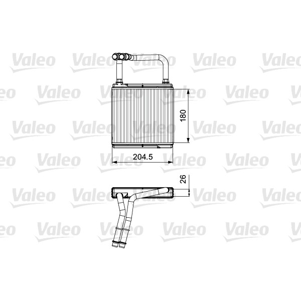 Слика на Ладник за парно VALEO 811526