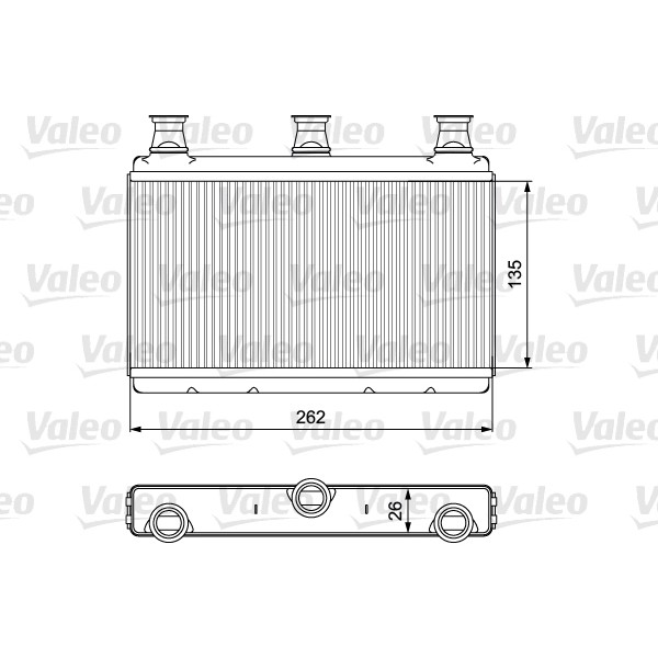 Слика на Ладник за парно VALEO 811537