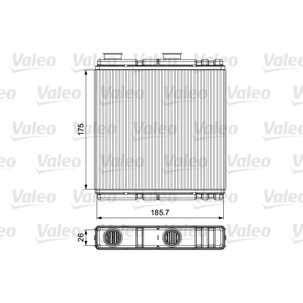 Слика на Ладник за парно VALEO 811543 за Renault Laguna 3 (BT0-1) 2.0 dCi GT (BT1E, BT1N) - 178 коњи дизел