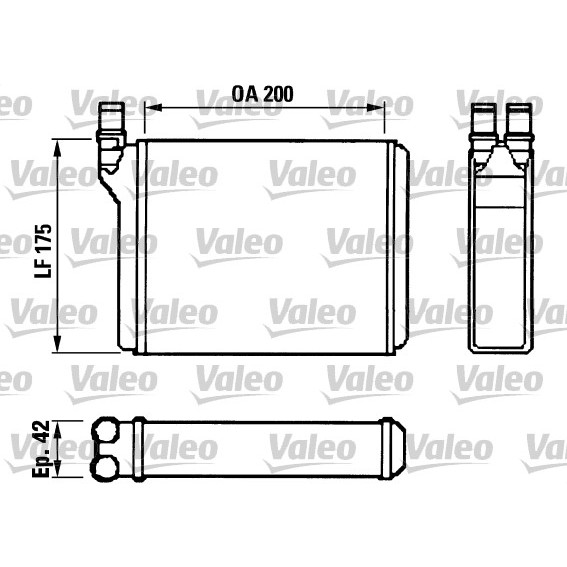 Слика на Ладник за парно VALEO 812022