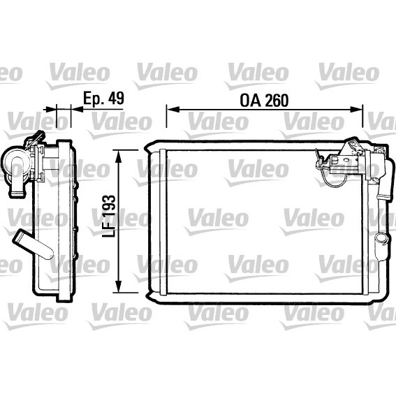 Слика на Ладник за парно VALEO 812047 за камион Iveco M 135-17 T - 177 коњи дизел