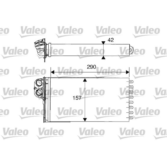 Слика на Ладник за парно VALEO 812212