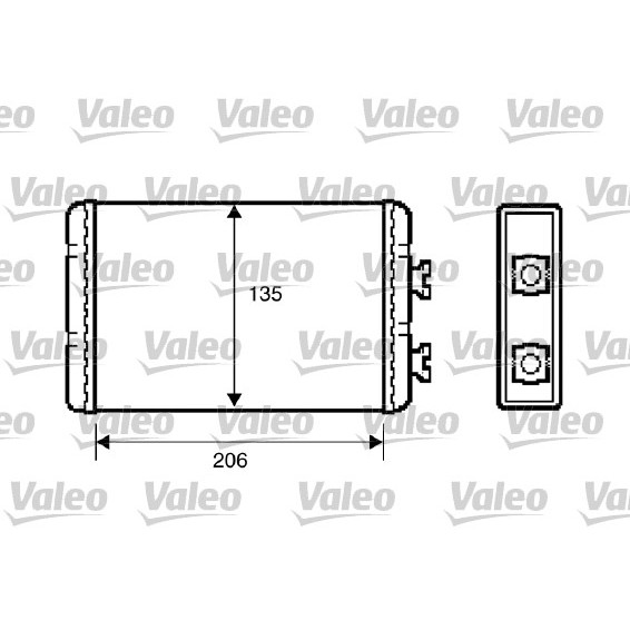 Слика на Ладник за парно VALEO 812220 за BMW 3 Sedan E46 318 i - 136 коњи бензин