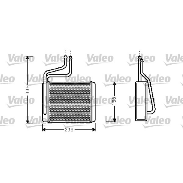 Слика на Ладник за парно VALEO 812275 за Ford Mondeo 1 Clipper (BNP) 1.8 i 16V 4x4 - 115 коњи бензин