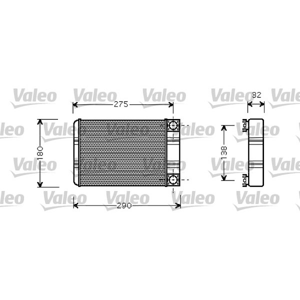 Слика на Ладник за парно VALEO 812321 за Mercedes C-class Saloon (w203) C 270 CDI (203.016) - 170 коњи дизел