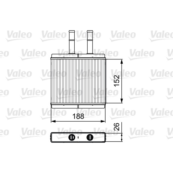 Слика на Ладник за парно VALEO 812442 за CHEVROLET AVEO Hatchback T200, T250 1.2 - 76 коњи бензин