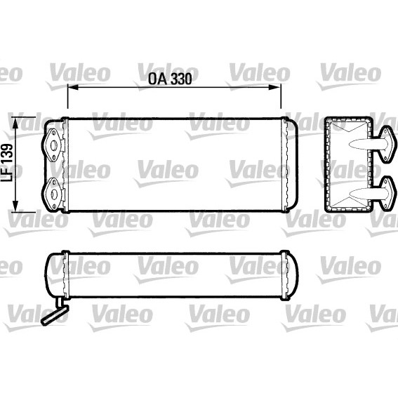 Слика на Ладник за парно VALEO 883403 за камион Renault G 290.19 - 291 коњи дизел