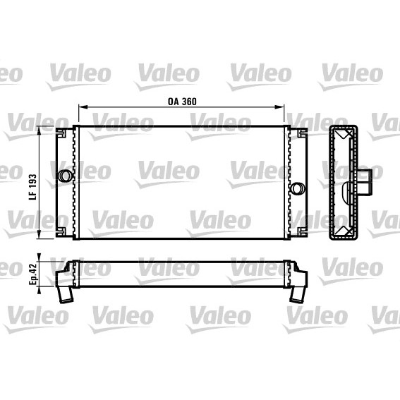 Слика на Ладник за парно VALEO New Part 812035 за камион Renault Major R 340ti.26 - 339 коњи дизел