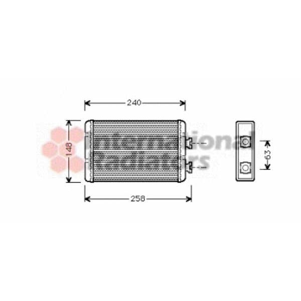 Слика на Ладник за парно VAN WEZEL 06006210 за BMW 3 Touring E46 330 i - 231 коњи бензин