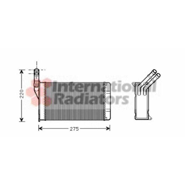 Слика на Ладник за парно VAN WEZEL 09006082 за Citroen ZX N2 1.4 - 75 коњи бензин