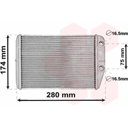 Слика на Ладник за парно VAN WEZEL 17006410 за Citroen Jumper BOX 3.0 HDi 160 - 157 коњи дизел