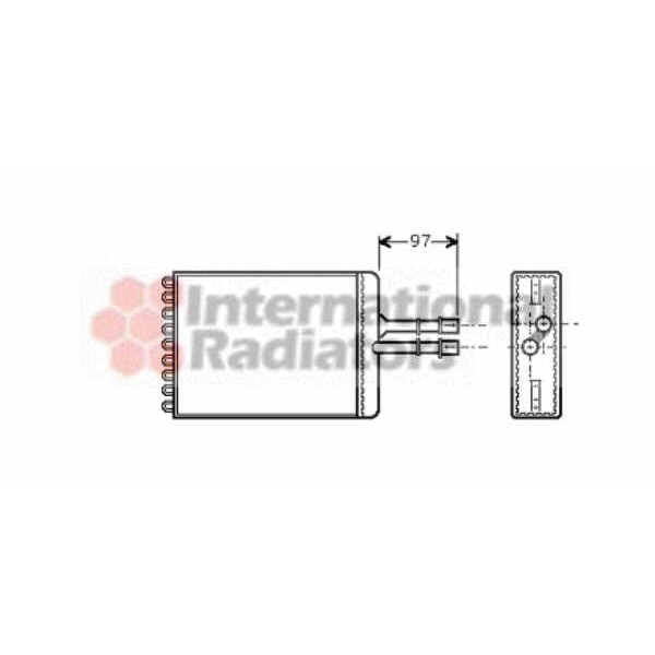 Слика на Ладник за парно VAN WEZEL 37006216 за Opel Vectra B 2.2 DTI 16V - 120 коњи дизел