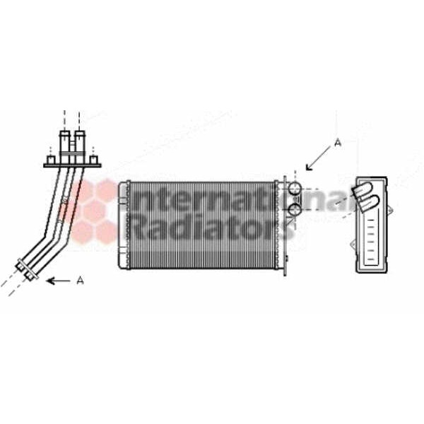 Слика на Ладник за парно VAN WEZEL 43006170 за Renault Laguna (B56,556) 1.9 dCi (B56W) - 107 коњи дизел