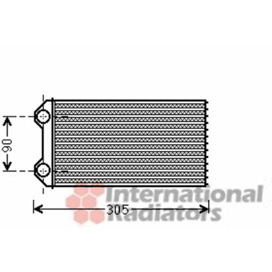 Слика на Ладник за парно VAN WEZEL 43006439 за Opel Vivaro Box (F7) 1.9 DTI - 101 коњи дизел