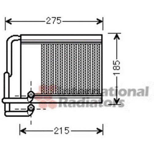 Слика на Ладник за парно VAN WEZEL 82006213