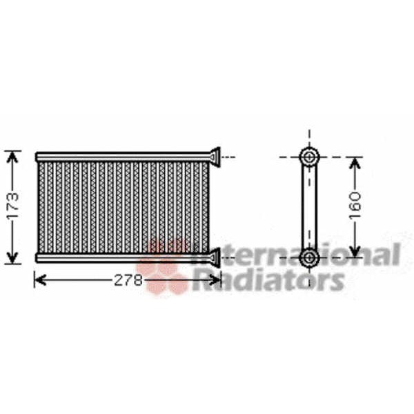 Слика на Ладник за парно VAN WEZEL IR PLUS 06006342 за BMW 1 E81, E87 120 d - 163 коњи дизел