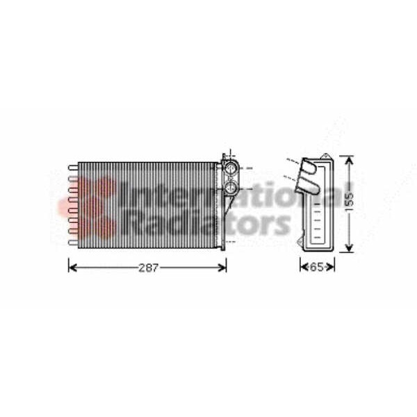 Слика на Ладник за парно VAN WEZEL IR PLUS 09006232