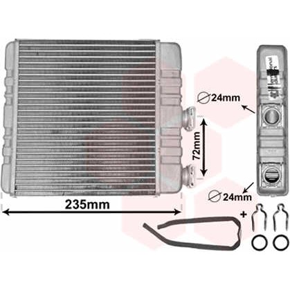 Слика на Ладник за парно VAN WEZEL IR PLUS 37006321 за Opel Astra G Saloon 1.8 16V - 125 коњи бензин