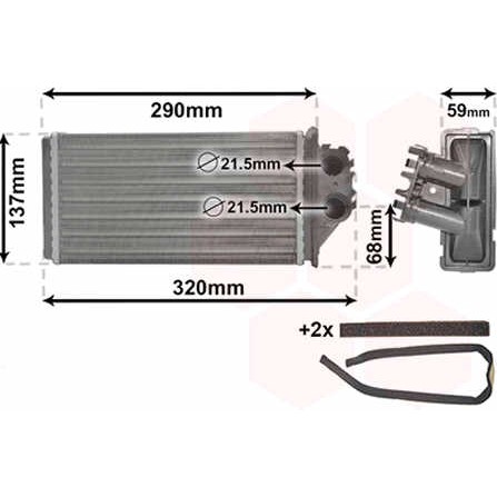 Слика на Ладник за парно VAN WEZEL IR PLUS 40006228