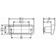 Слика 2 на Ламба за задна рег.табла HELLA 2KA 005 049-011