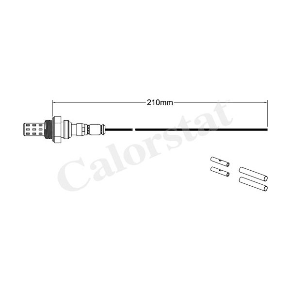 Слика на ламбда сонда CALORSTAT by Vernet LS010223 за Honda Civic 6 Hatchback (EJ,EK) 1.4 i (EJ9) - 75 коњи бензин