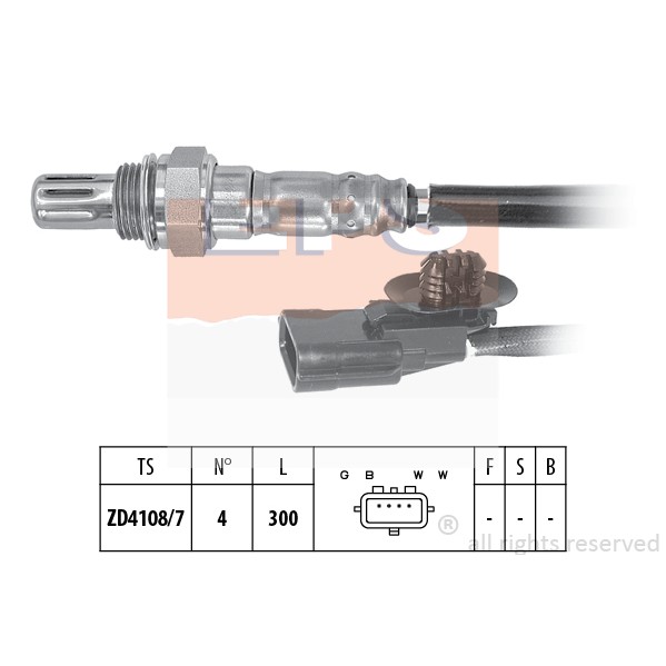 Слика на Ламбда сонда EPS Made in Italy - OE Equivalent 1.998.132