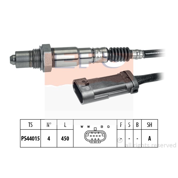 Слика на Ламбда сонда EPS Made in Italy - OE Equivalent 1.998.281