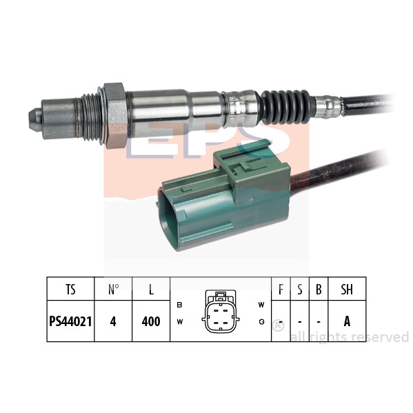 Слика на ламбда сонда EPS Made in Italy - OE Equivalent 1.998.304 за Nissan Almera (N16) 1.5 - 98 коњи бензин