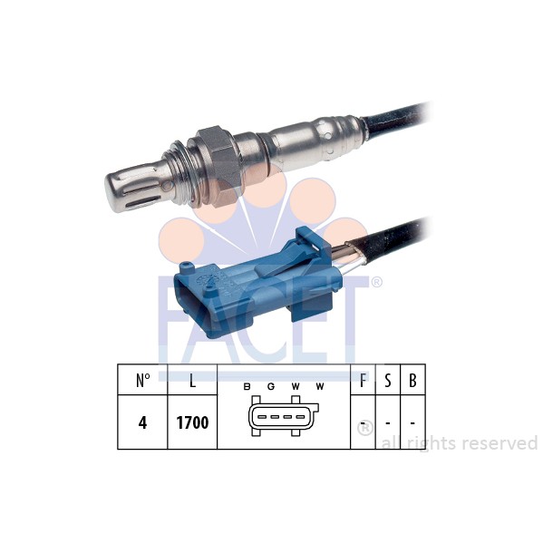 Слика на Ламбда сонда FACET Made in Italy - OE Equivalent 10.7224