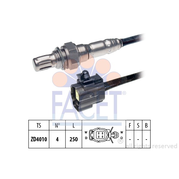 Слика на Ламбда сонда FACET Made in Italy - OE Equivalent 10.7232