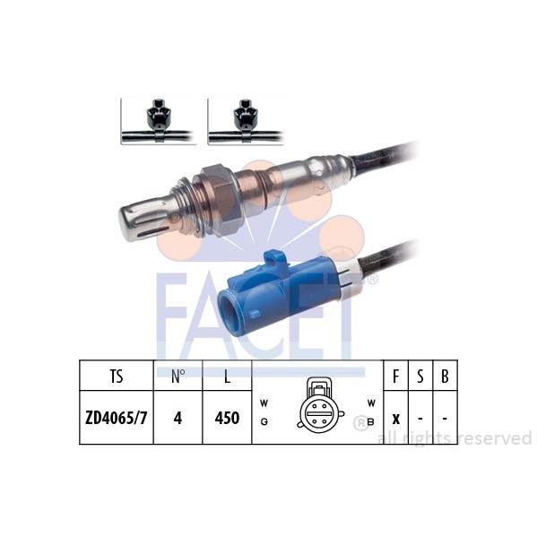 Слика на Ламбда сонда FACET Made in Italy - OE Equivalent 10.7321