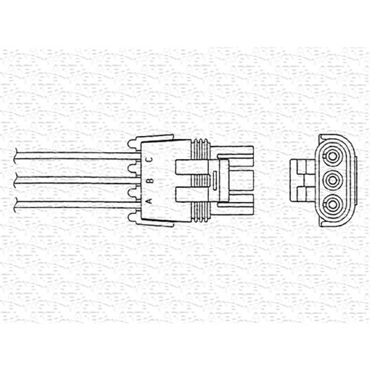 Слика на Ламбда сонда MAGNETI MARELLI 460001861010