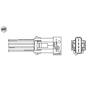 Слика на ламбда сонда NGK 0298 за Peugeot 406 Saloon 1.6 - 88 коњи бензин
