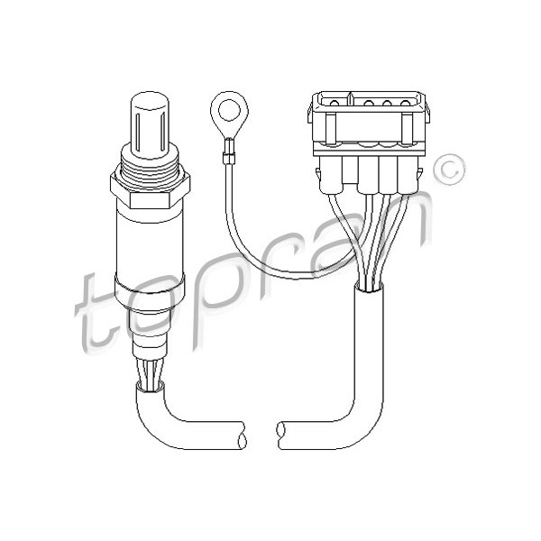 Слика на ламбда сонда TOPRAN 110 576 за Seat Toledo (1L) 1.8 i - 90 коњи бензин
