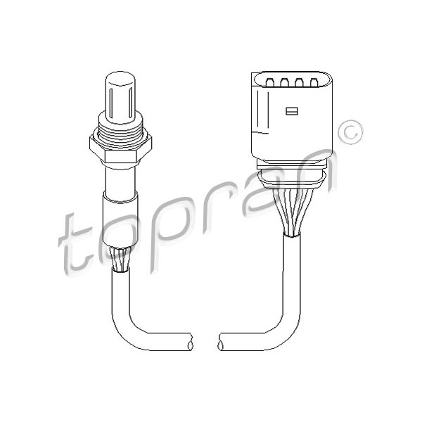 Слика на ламбда сонда TOPRAN 112 190 за VW Jetta 4 Estate (1J6) 2.0 - 115 коњи бензин