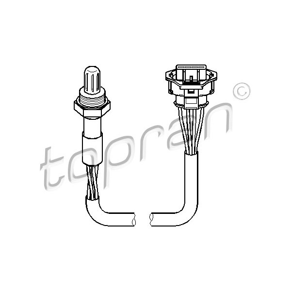 Слика на ламбда сонда TOPRAN 207 061 за Opel Astra G Coupe 1.6 16V - 103 коњи бензин