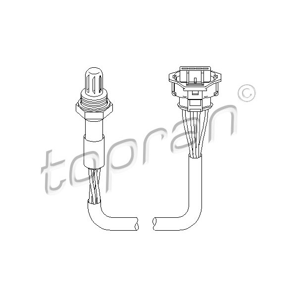 Слика на ламбда сонда TOPRAN 207 431 за Opel Astra G Saloon 1.8 16V - 125 коњи бензин