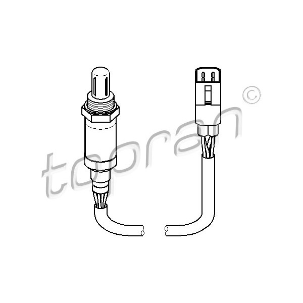 Слика на ламбда сонда TOPRAN 300 589 за Ford Escort 7 (gal,aal,abl) 1.8 16V - 115 коњи бензин