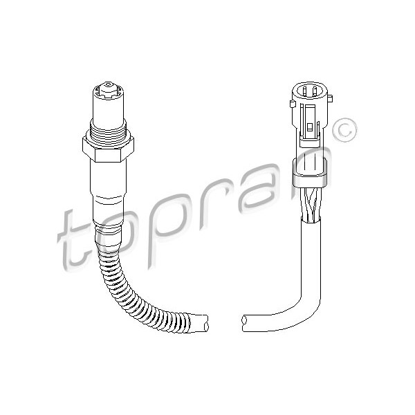 Слика на ламбда сонда TOPRAN 302 377 за Ford Fiesta 5 (jh,jd) 1.25 16V - 75 коњи бензин