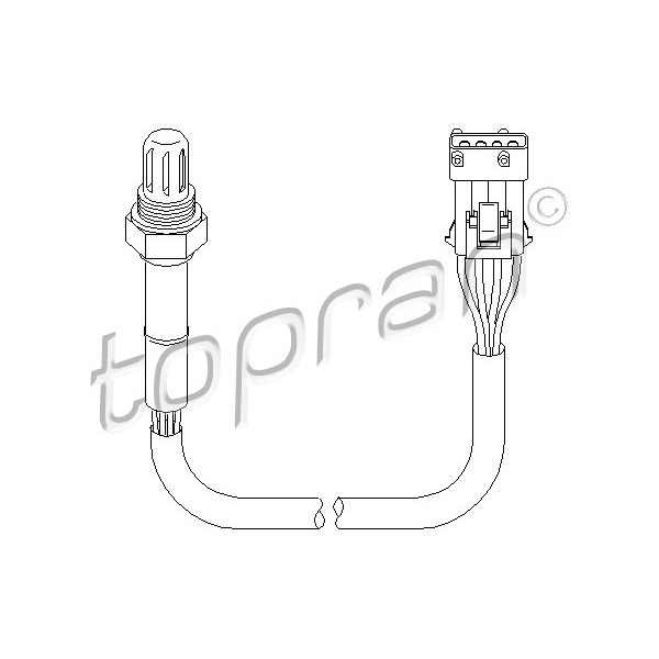 Слика на ламбда сонда TOPRAN 721 860 за Citroen Xsara N1 1.6 16V - 109 коњи бензин