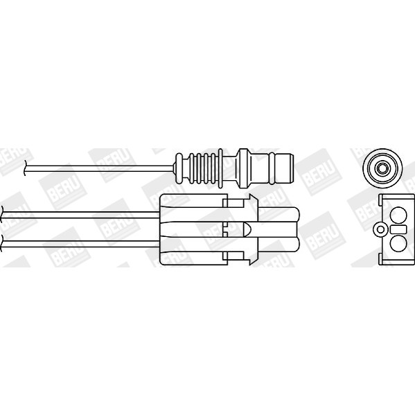 Слика на ламбда-сонда BERU OZH007 за Mercedes 190 (w201) E Evolution II 2.5 - 235 коњи бензин