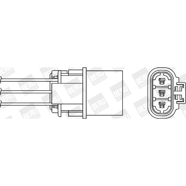Слика на Ламбда-сонда BERU OZH011