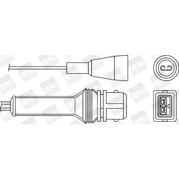 Слика на ламбда-сонда BERU OZH046 за Saab 9000 Hatchback 2.3 -16 Turbo - 195 коњи бензин