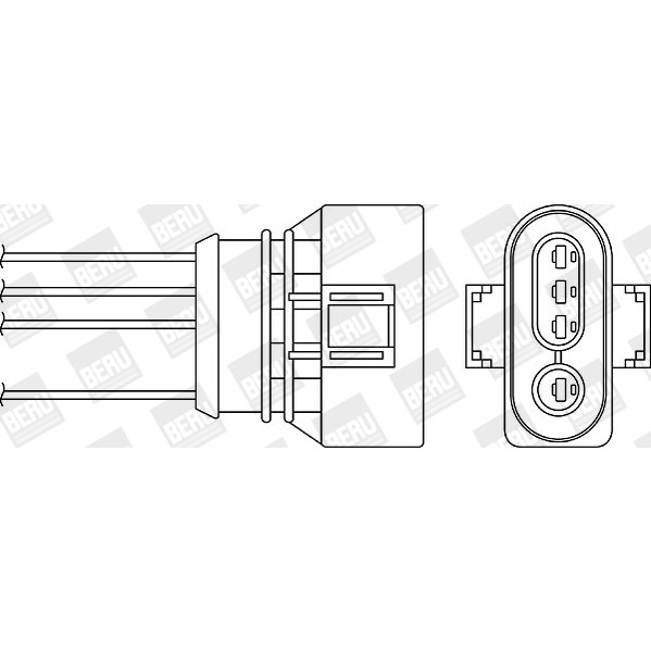 Слика на Ламбда-сонда BERU OZH103