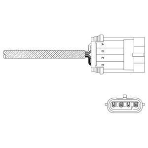 Слика на Ламбда-сонда DELPHI ES11049-12B1