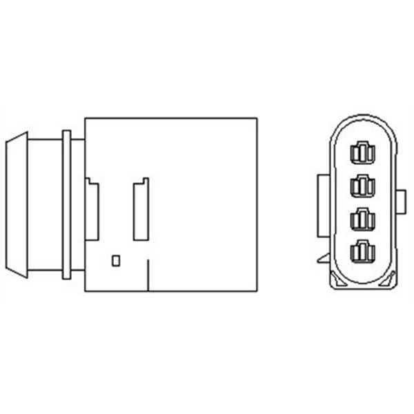 Слика на ламбда-сонда MAGNETI MARELLI 466016355007 за VW Beetle (9C1,1C1) 2.3 V5 - 170 коњи бензин