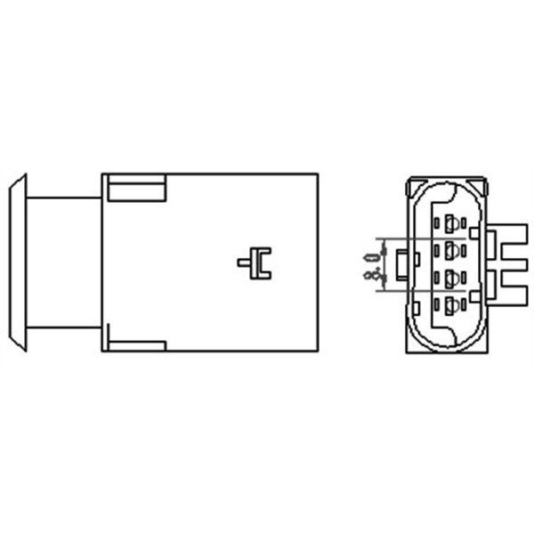 Слика на ламбда-сонда MAGNETI MARELLI 466016355050 за Mini Convertible (R52) Cooper - 116 коњи бензин