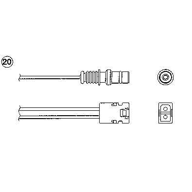 Слика на ламбда-сонда NGK 91071 за Mercedes-Benz S-class (w126) 300 SE,SEL (126.024, 126.025) - 180 коњи бензин