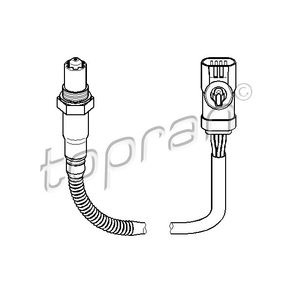 Слика на ламбда-сонда TOPRAN 207 860 за Renault Kangoo Express (FC0-1) 1.6 16V - 95 коњи бензин